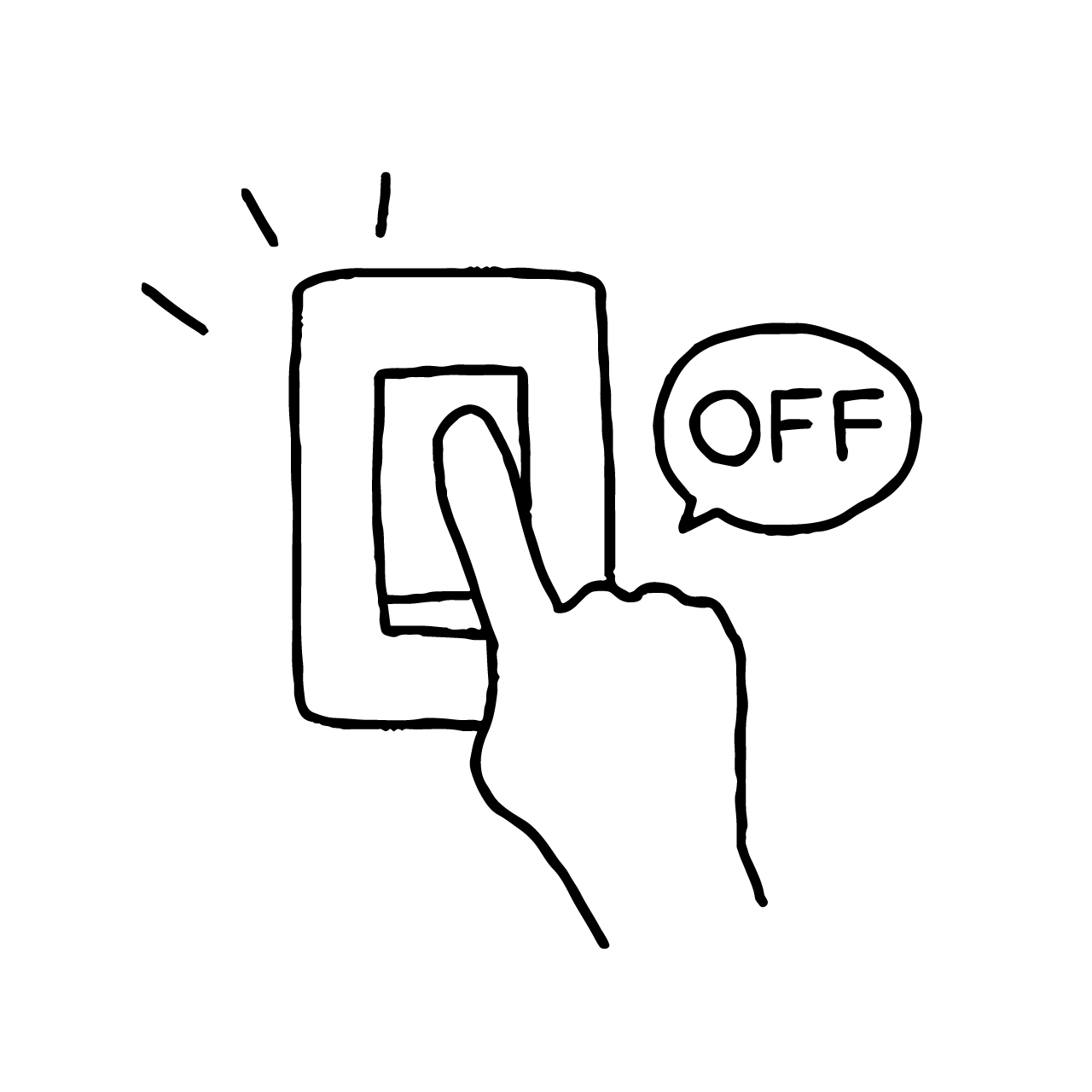 コンセントに挿し 電源を入れるだけ